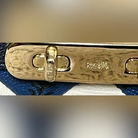 Coach Swagger Floral Patchwork Satchel in Red, Blue, and Black - Picture 10 of 12